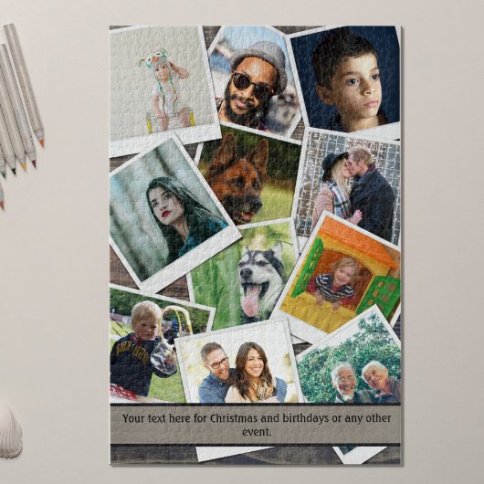 Puzzle Collage de photos de famille difficile