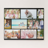 Puzzle Collage de photos de famille Grille maçonnerie noi (Horizontal)