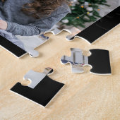 Puzzle Collage de photos de famille Monogrammed Black 10 (Côté)