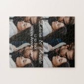 Puzzle Collage de photos de joyeux anniversaire nom date (Horizontal)