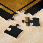 Puzzle Collage de photos de l'Mariage Gold brossé 50 ans (Côté)