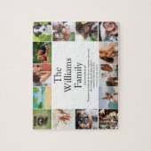 Puzzle Collage de photos de nom de famille Définition amu (Vertical)