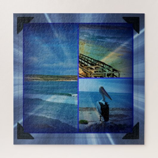 Puzzle Collage de photos de plage, (Vertical)