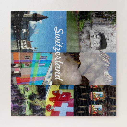 Puzzle Collage de photos de Suisse (Horizontal)