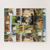 Puzzle Collage de photos de vache, (Horizontal)