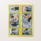 Puzzle Collage de photos familiales 6 images Golden Perso (Vertical)