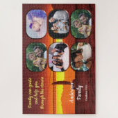 Puzzle Collage de photos familiales Coucher de soleil 112 (Vertical)