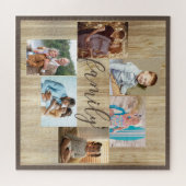 Puzzle Collage de photos familiales Lumineuses à grains d (Horizontal)