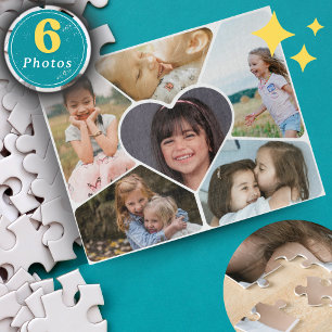 Puzzle Collage de photos personnalisé 6 - Cadeau p
