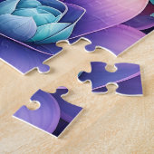 Puzzle Collage de succulents colorés (Côté)