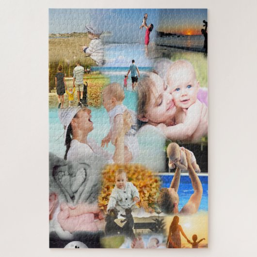 Puzzle Collage de vos photos de famille (Vertical)