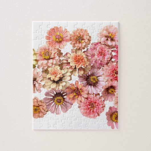 Puzzle Collage de Zinnia (Vertical)
