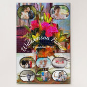 Puzzle Collage des fleurs de famille de Love PM0001 (Vertical)