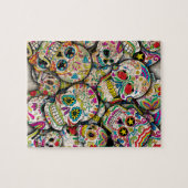 Puzzle Collage du crâne de sucre (Horizontal)