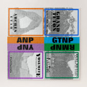 Puzzle Collage du parc national - RMNP - YNP - ANP - GPNT (Horizontal)