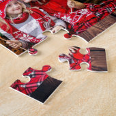 Puzzle Collage familial 6 photos et nom de famille (Côté)