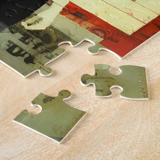 Puzzle Collage figuratif Médias mixtes (Côté)