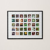 Puzzle Collage foncé de caractère de conte de fées (Horizontal)