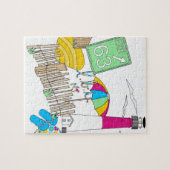 Puzzle Collage Girly d'amour de LBI (Horizontal)