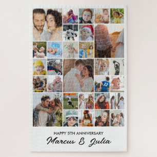 Puzzle Collage Photo 30 Photos 20x30 Anniversaire de Coup