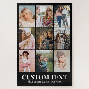 Puzzle Collage Photo 9 Photos 20x30 Couple Famille Meille