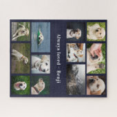 Puzzle Collage photo Amoureux des chiens (Horizontal)