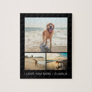 Puzzle Collage photo animaux de compagnie noirs Chien mig
