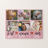 Puzzle Collage photo Best Nana Ever (Horizontal)