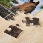 Puzzle Collage photo de chevaux Brown, (Côté)