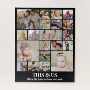 Puzzle Collage photo de famille enfants 20 photos 20x25 4