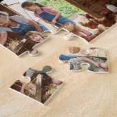 Puzzle Collage photo de l'année de création de grand-mère (Côté)