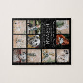 Puzzle Collage photo de mémorial d'animal moderne (Horizontal)