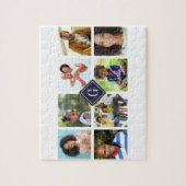 Puzzle Collage photo de monogramme de la Marine (Vertical)