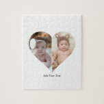 Puzzle Collage photo en forme de coeur 2<br><div class="desc">Cette photo personnalisée en forme de coeur organise magnifiquement vos souvenirs préférés en forme de coeur, symbolisant l'amour et la connexion. Parfait pour des occasions spéciales comme des anniversaires, des mariages ou la Saint-Valentin, ce design met en valeur vos moments chéris de manière significative et artistique. Son agencement unique crée...</div>