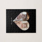 Puzzle Collage photo en forme de coeur 2 (Horizontal)