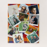 Puzzle Collage photo familial<br><div class="desc">Puzzle photo personnalisé avec 11 de vos photos préférées. Le modèle photo est configuré pour afficher vos photos dans un format instagram carré. Transformez vos dessins, photos et textes en puzzles personnalisés ! Nos puzzles sont fabriqués à partir de carton robuste et de panneaux agglomérés et sont imprimés dans des couleurs...</div>