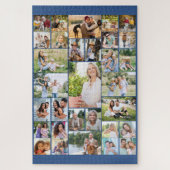 Puzzle Collage photo famille 31 Photo bleu (Vertical)