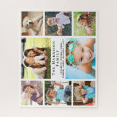 Puzzle Collage photo famille 8 (Vertical)
