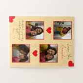 Puzzle Collage photo moderne de Red Hearts (Horizontal)