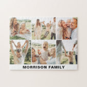 Puzzle Collage photo moderne simple personnalisé 6 (Horizontal)