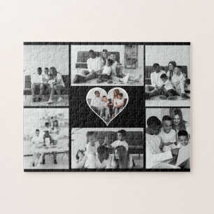 Puzzle Collage photo noir et blanc 7