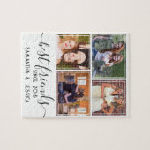 Puzzle Collage photo personnalisé 4 Meilleurs amis BFF (Horizontal)