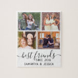 Puzzle Collage photo personnalisé 4 Meilleurs amis BFF<br><div class="desc">Meilleur puzzle ami personnalisé avec 4 images.</div>