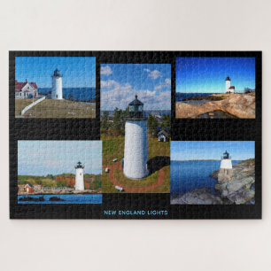 Puzzle Collage photo personnalisé 5 Phare de la Nouvelle-