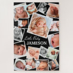Puzzle Collage photo personnalisé de 17 bébés<br><div class="desc">Puzzle photo personnalisé avec 17 photos de votre choix et un modèle texte facile à personnaliser.</div>