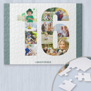 Puzzle Collage photo pour 16e anniversaire - Souvenir num