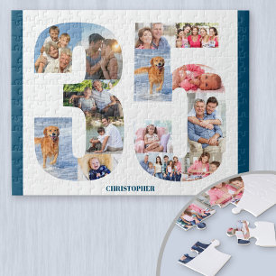 Puzzle Collage photo pour 35e anniversaire - Cadeau n° 35