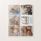 Puzzle Collage photo pour 60 ans Script pour soixante ans (Vertical)