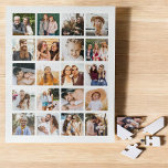 Puzzle Collage photo simple 20 photo personnalisée<br><div class="desc">Capturez vos souvenirs chéris avec ce simple Collage Photo Personnalisé Puzzle. Avec de l'espace pour vos photos préférées, ce puzzle crée un affichage visuel étonnant de vos moments spéciaux. Personnalisez-le avec vos propres images pour faire un cadeau unique pour vos amis, votre famille ou même vous-même. Parfait pour les anniversaires,...</div>