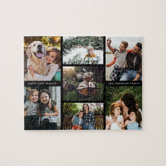 Puzzle Collage photo simple en famille Multiphoto minimal (Horizontal)